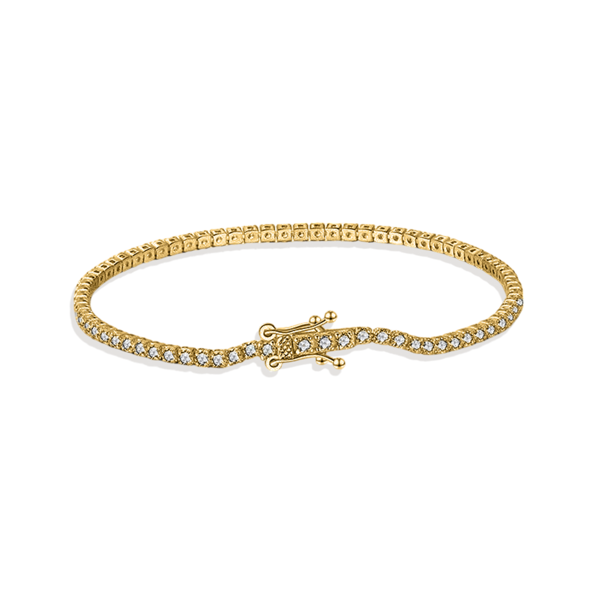 Klassisches Tennisarmband