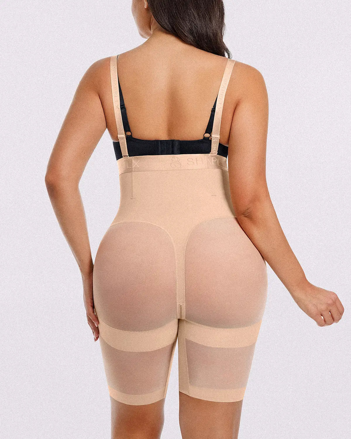 Luftige, bequeme High-Waist Bauch-weg-Shorts