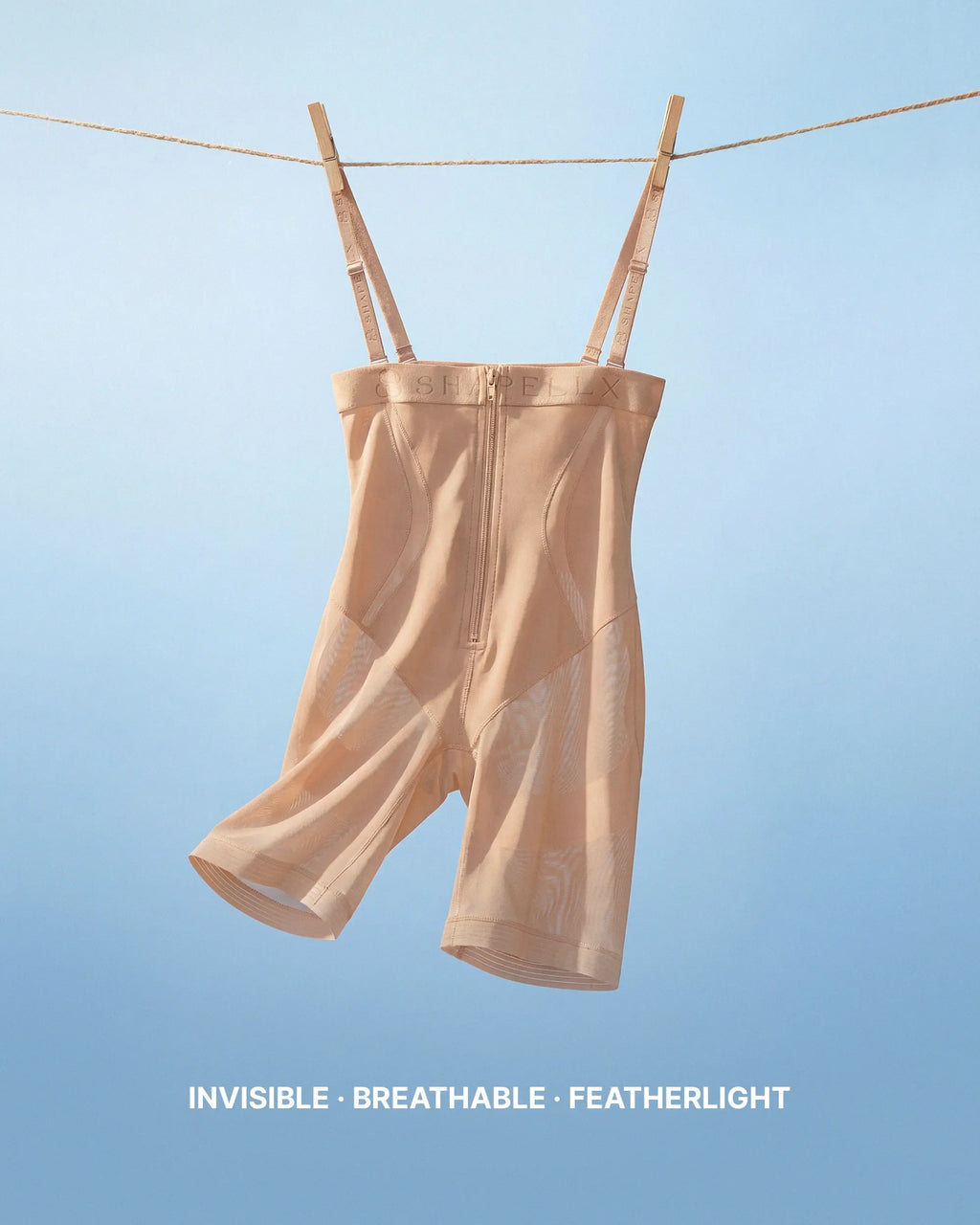 Luftige, bequeme High-Waist Bauch-weg-Shorts