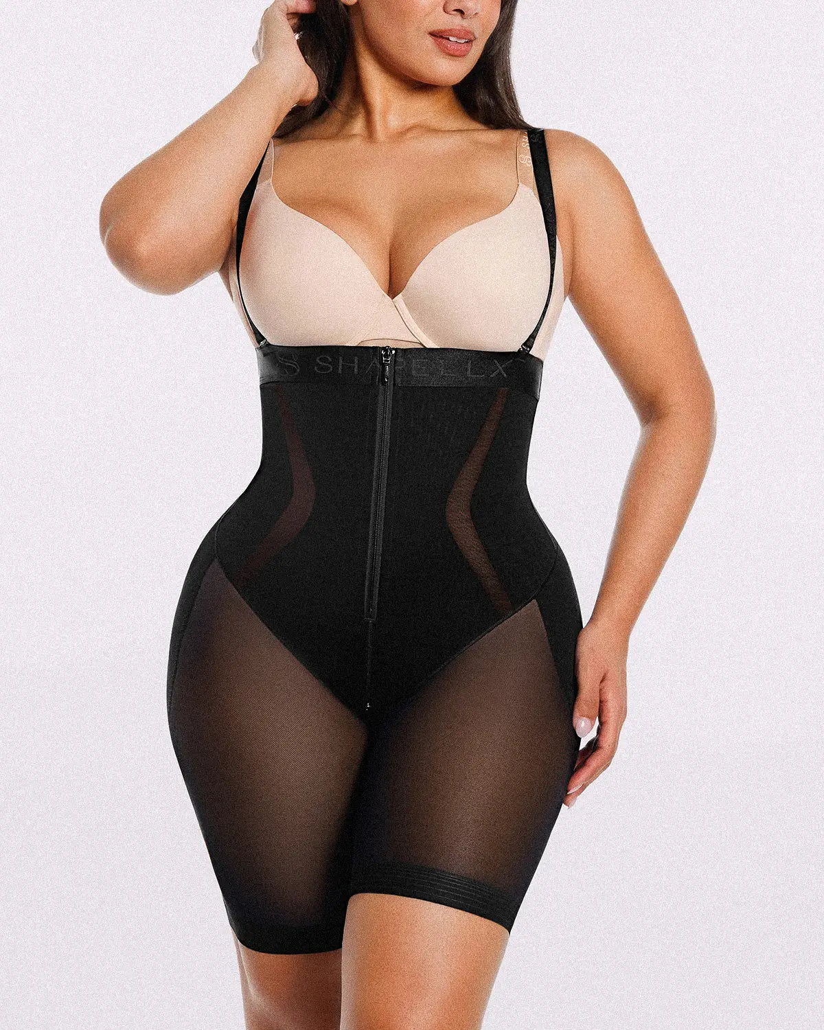 Luftige, bequeme High-Waist Bauch-weg-Shorts