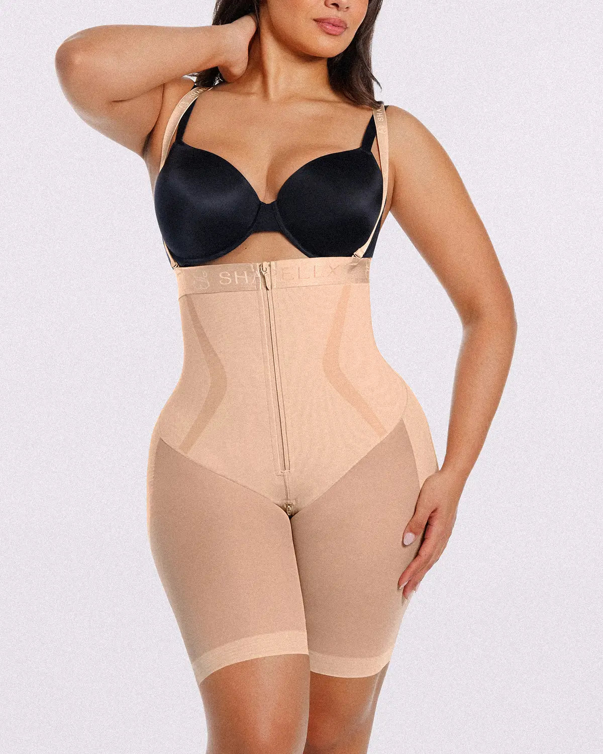 Luftige, bequeme High-Waist Bauch-weg-Shorts
