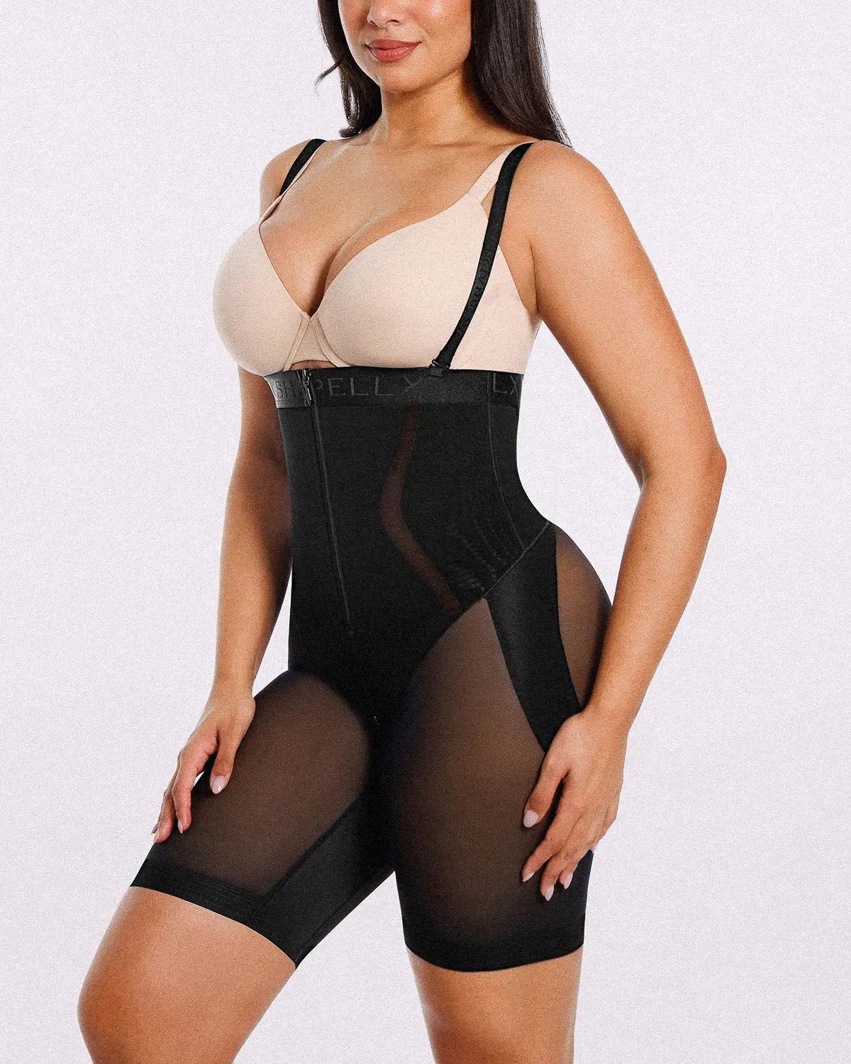 Luftige, bequeme High-Waist Bauch-weg-Shorts