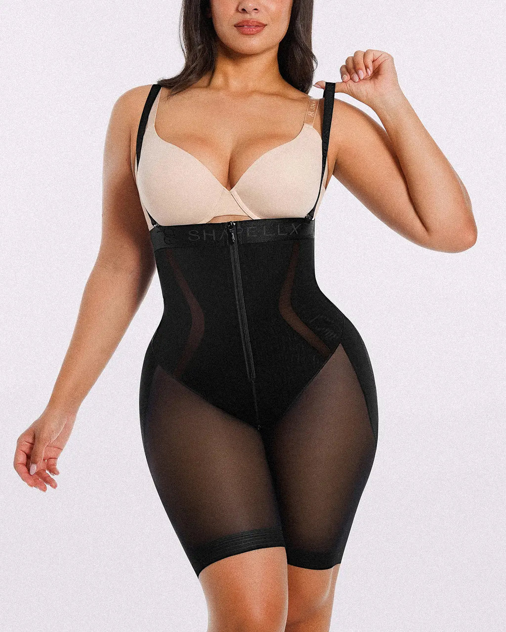 Luftige, bequeme High-Waist Bauch-weg-Shorts