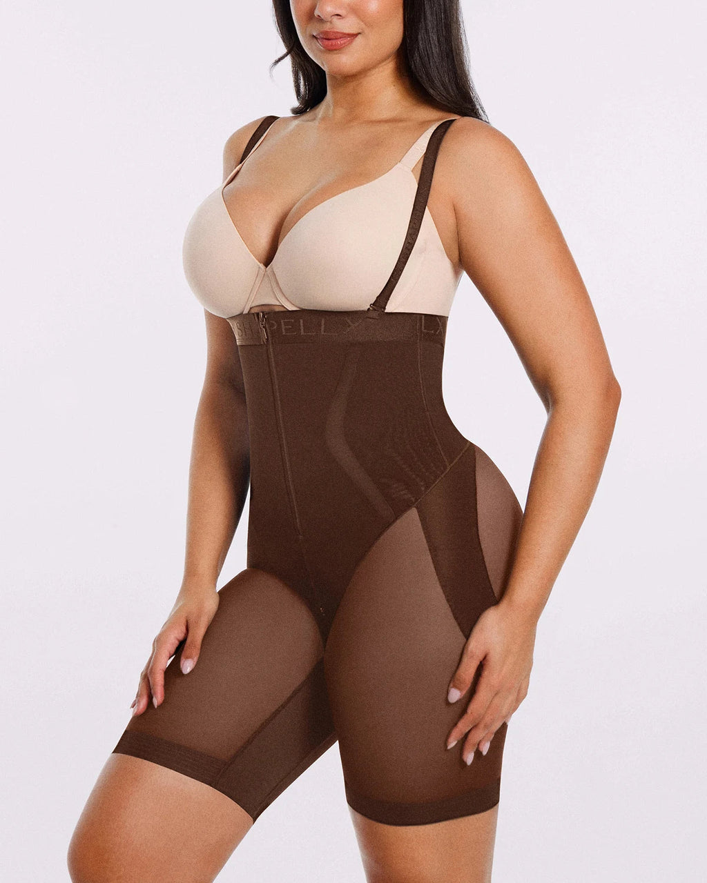 Luftige, bequeme High-Waist Bauch-weg-Shorts