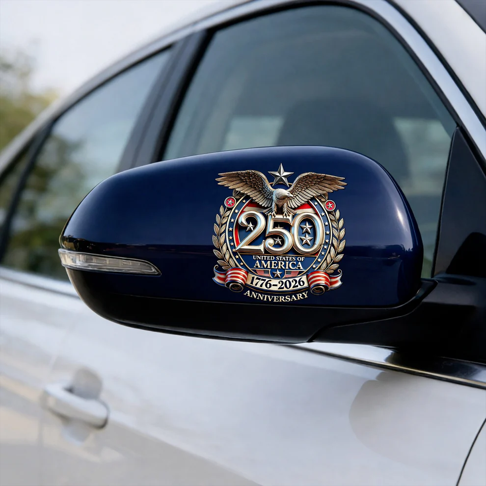 🔥 ZEITLICH BEFRISTETES ANGEBOT – 250. Jubiläumsaufkleber Adler Patriotisch