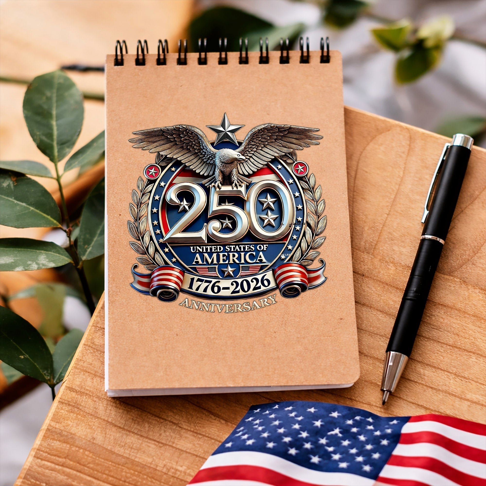 250th Anniversary Decal United States Of America Eagle Patriotic Car Decal