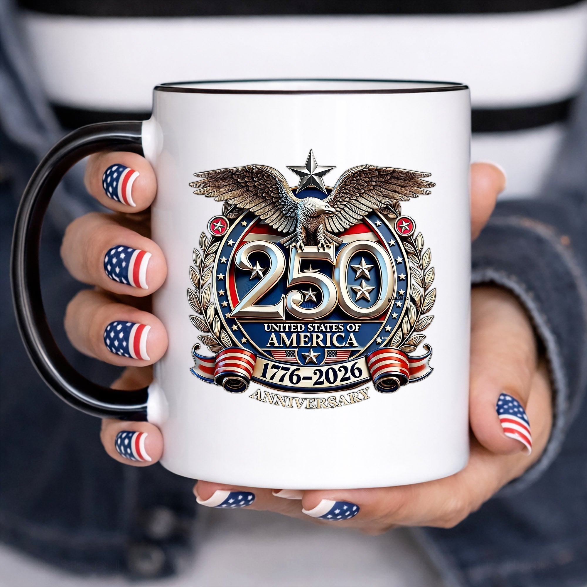 250th Anniversary Decal United States Of America Eagle Patriotic Car Decal