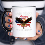 God Bless America 250th Anniversary Decal, Christian Eagle Patriotic Window Sticker