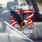 America 250th Anniversary Decal, Eagle Patriotic 1776 2026 Car Sticker