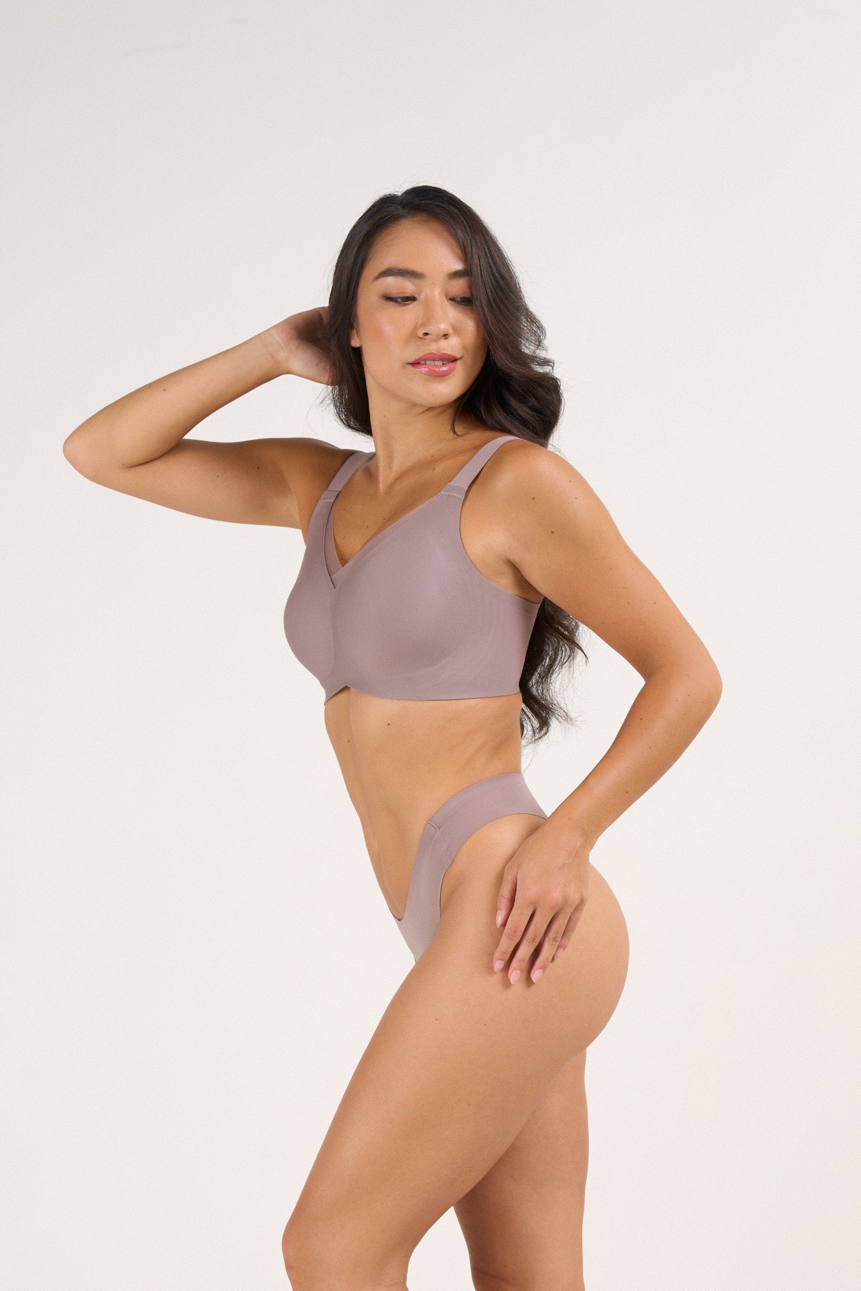 Wireless Support & Lift V-Neck Mesh Bra