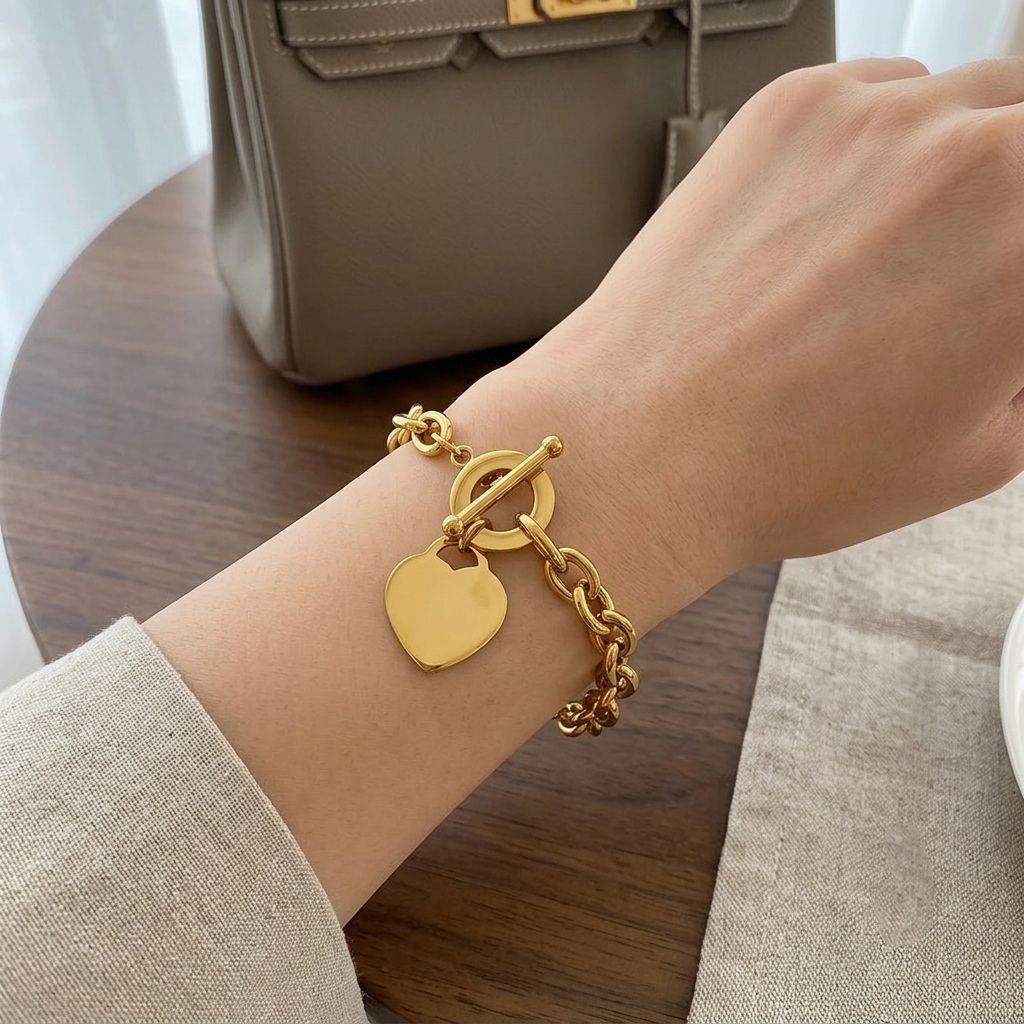 2-teiliges Armband- und Halsketten-Schmuckset