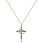 The Eternal Cross & Crown Necklace