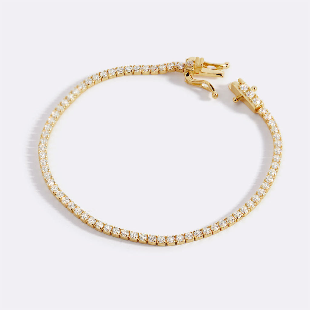 Klassisches Tennisarmband