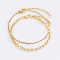 Mohnblumen-Armband-Set