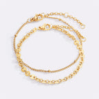 Mohnblumen-Armband-Set