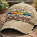 We The People Means Everyone Embroidered Cap