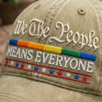 We The People Means Everyone Embroidered Cap