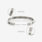 Nicht Schwestern durch Blut, aber Schwestern durch Herz Manschettenarmband