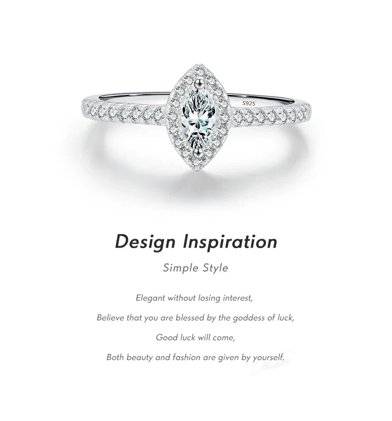 Marquise Cut Wedding Engagement Fine Jewelry Ring