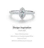 Marquise Cut Wedding Engagement Fine Jewelry Ring