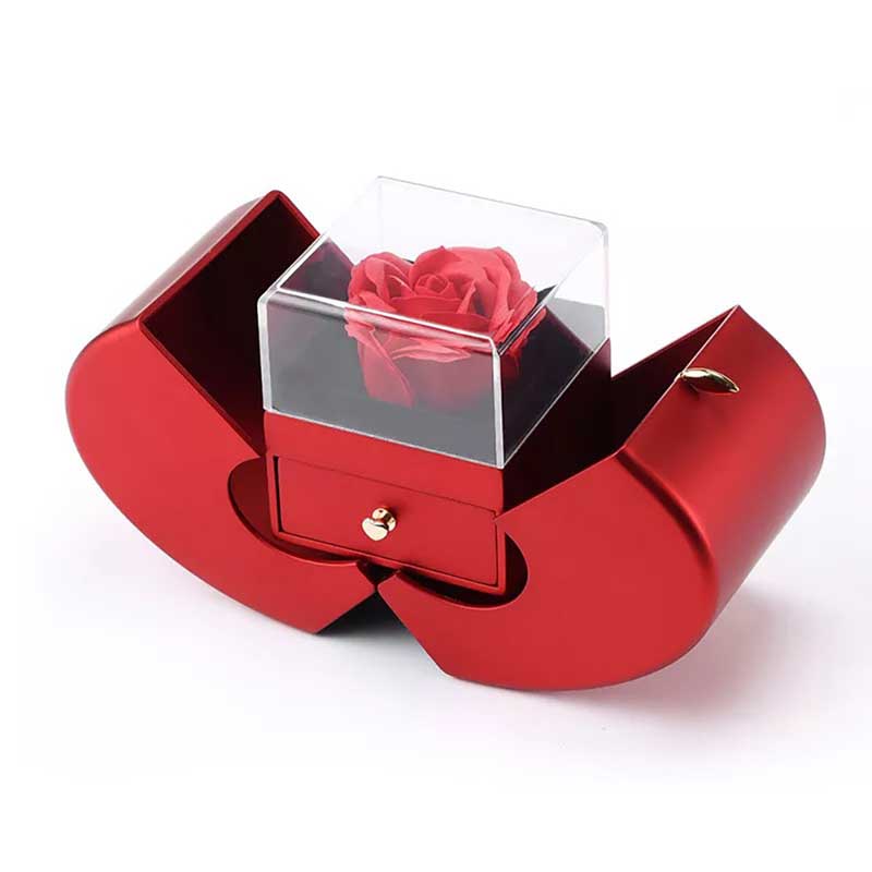 An meine Liebe Konservierte Rose & Halsketten-Set