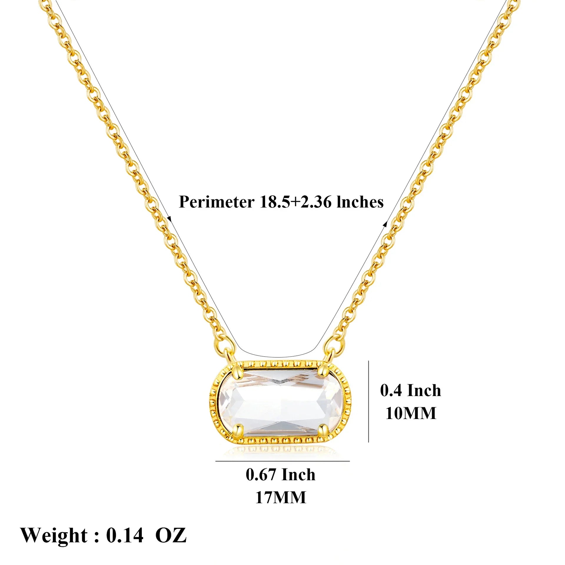 Birthstone Crystal Necklace