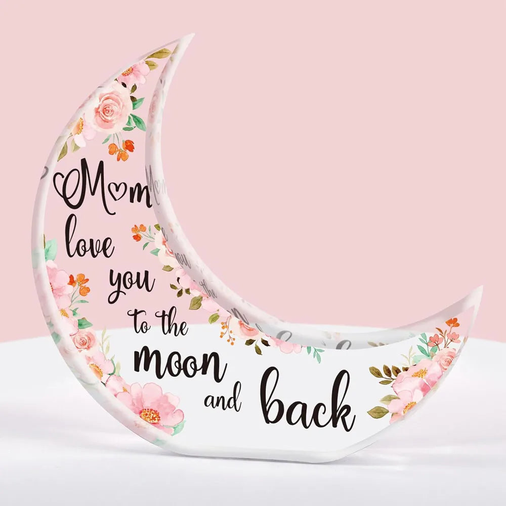 Souvenir en acrylique « Je t'aime plus que tout au monde »