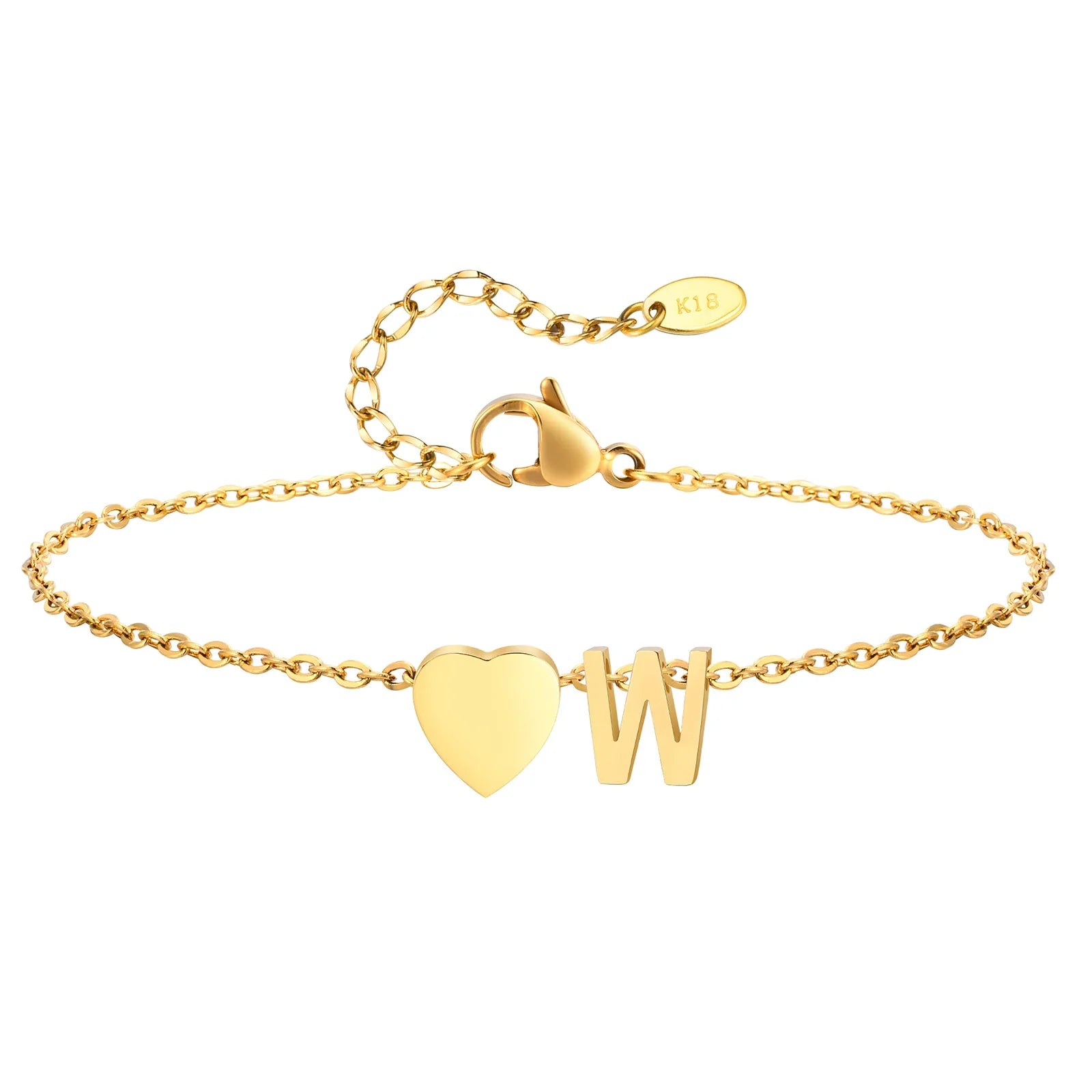 Herz-Charm-Ankerkettchen