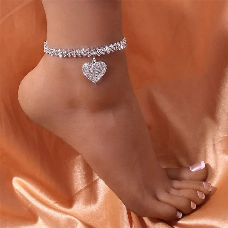 Fußkettchen „Celeste Heart“