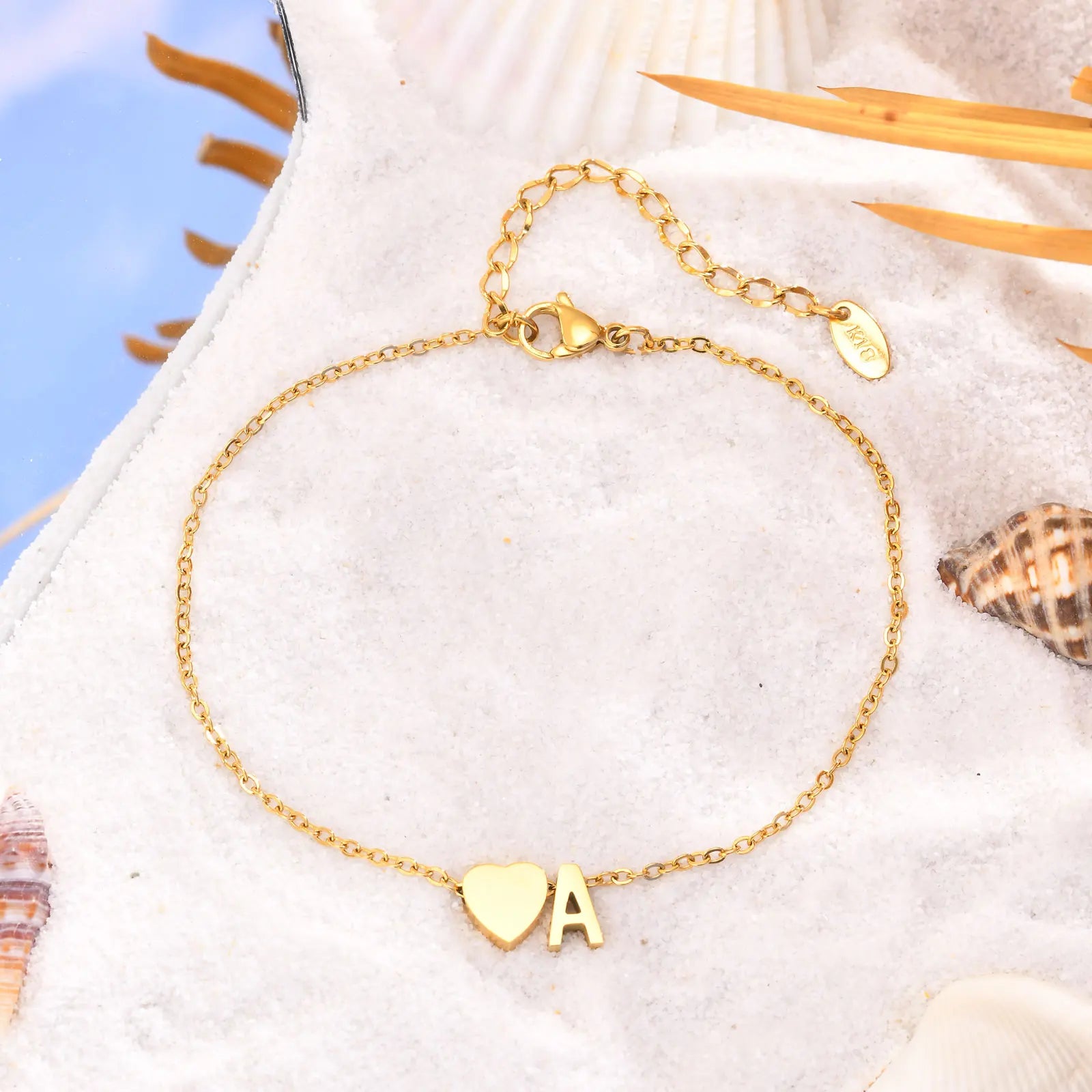 Herz-Charm-Ankerkettchen
