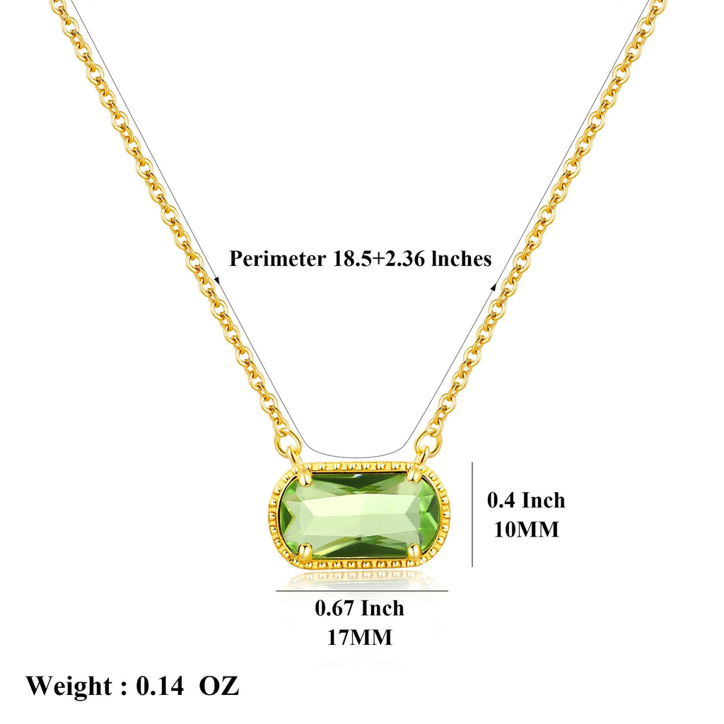 Birthstone Crystal Necklace