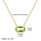 Birthstone Crystal Necklace