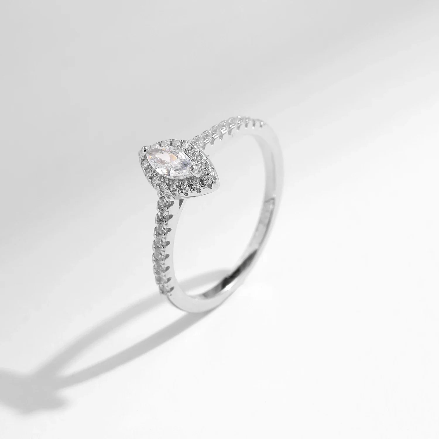 Marquise Cut Wedding Engagement Fine Jewelry Ring