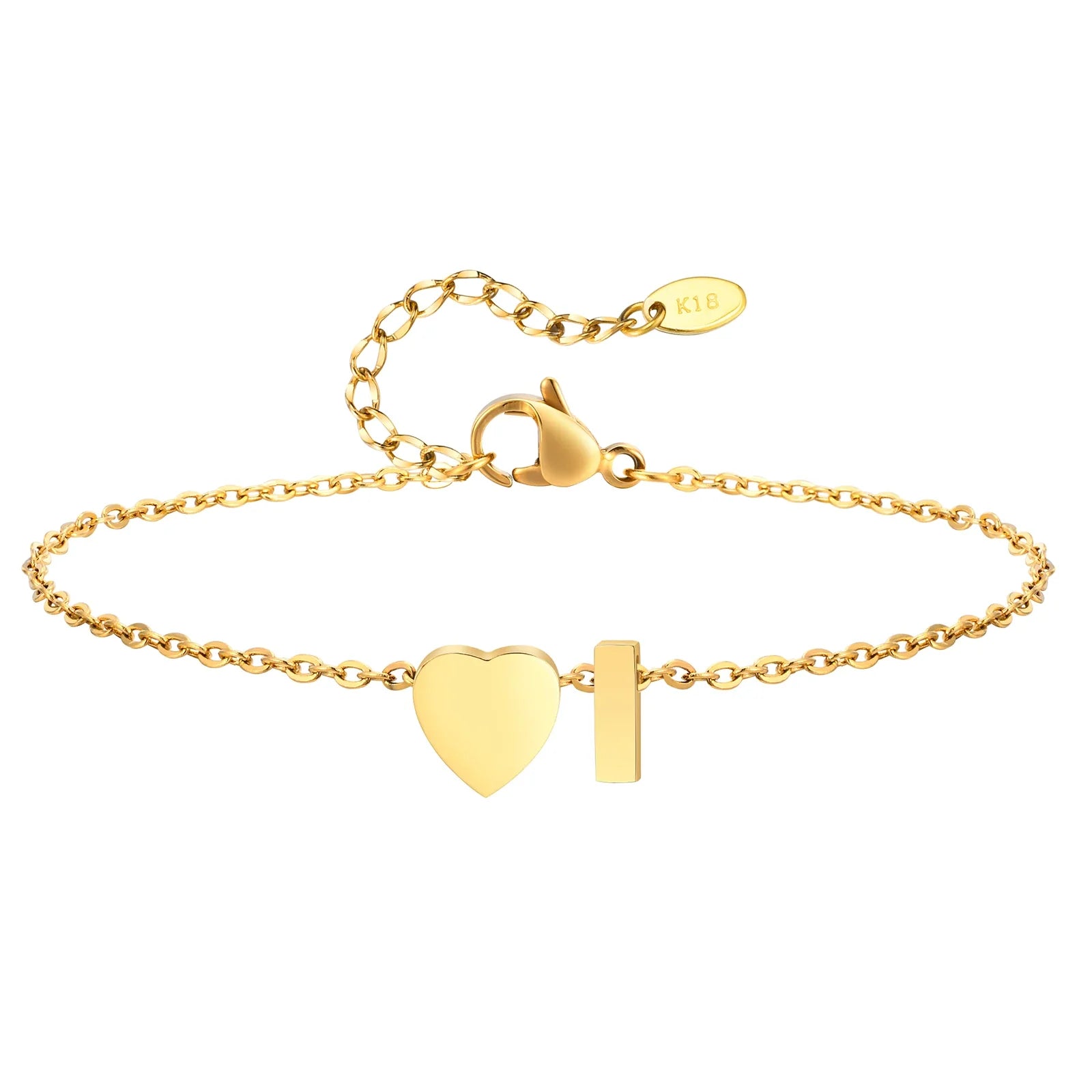 Herz-Charm-Ankerkettchen