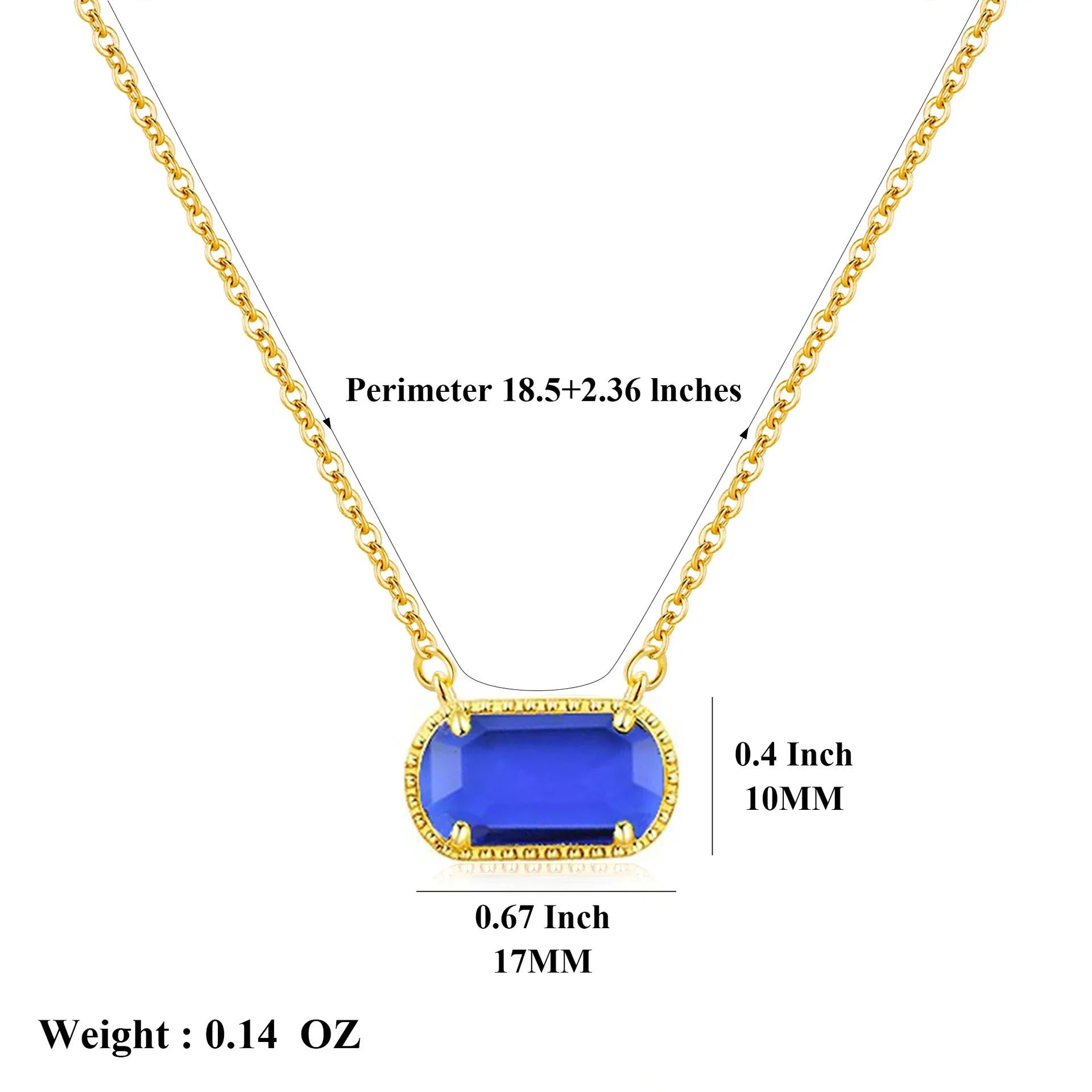 Birthstone Crystal Necklace