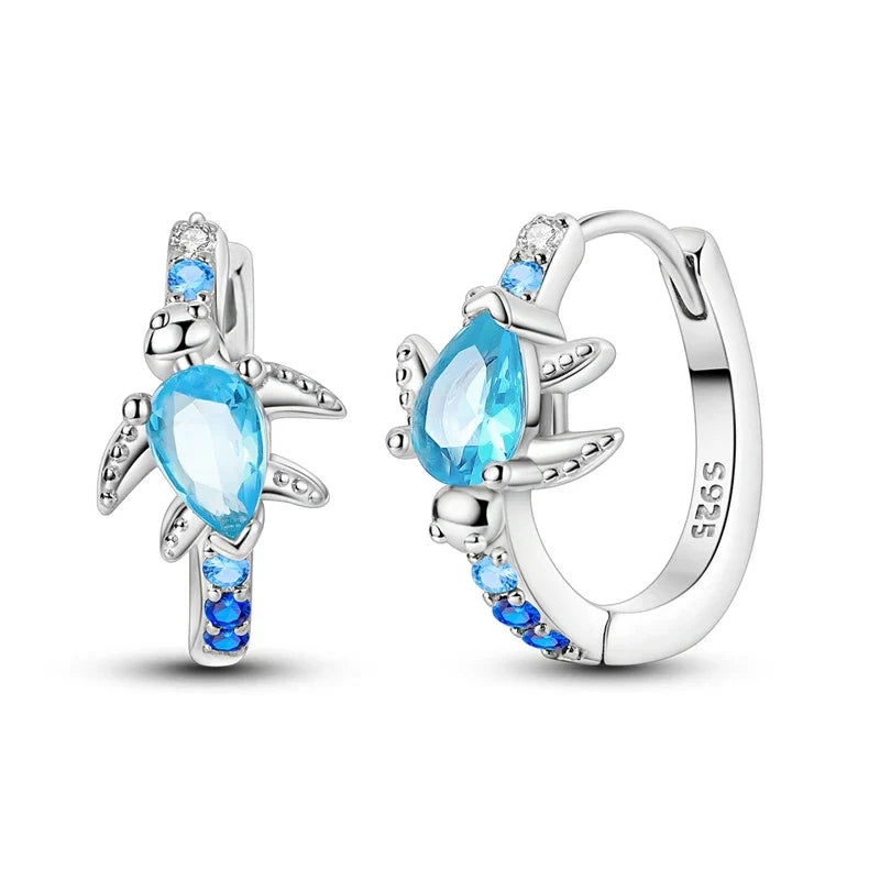 Boucles d'oreilles Breloques Tortue