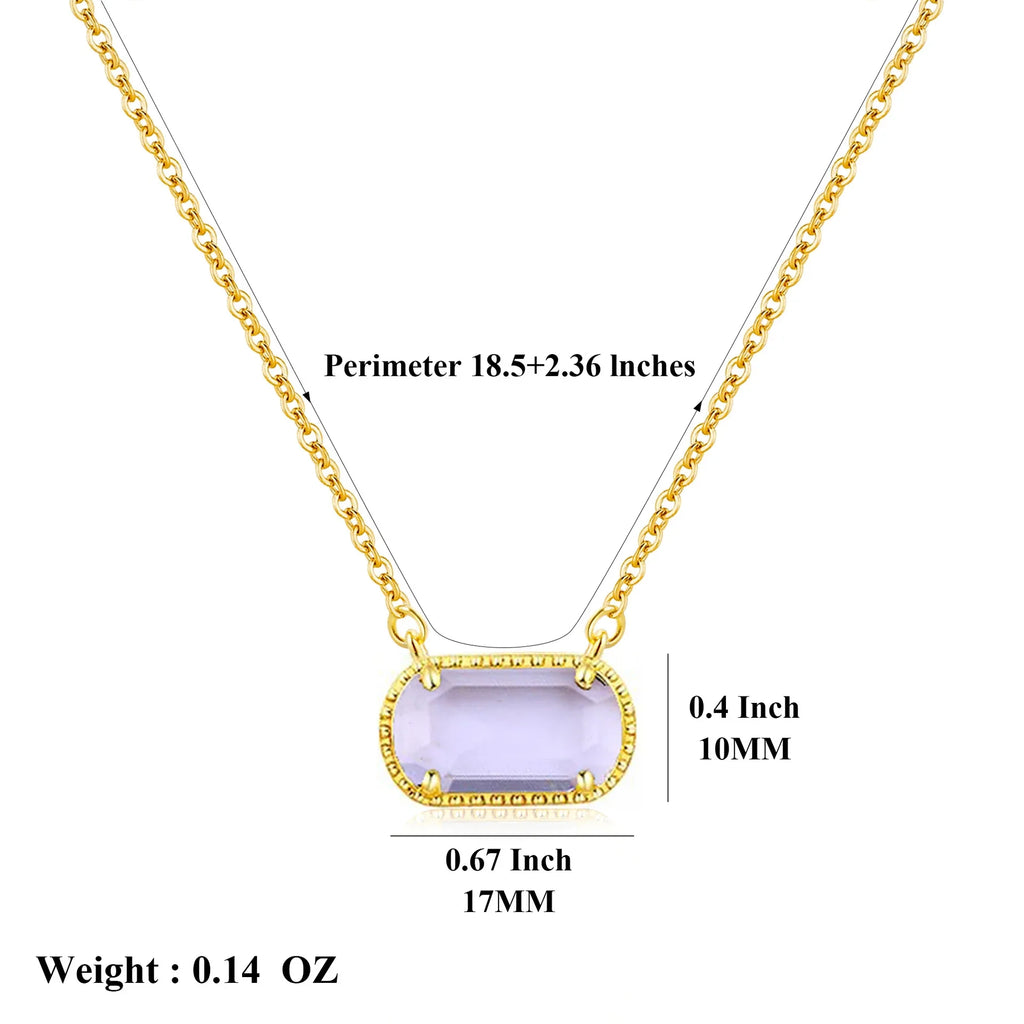 Birthstone Crystal Necklace
