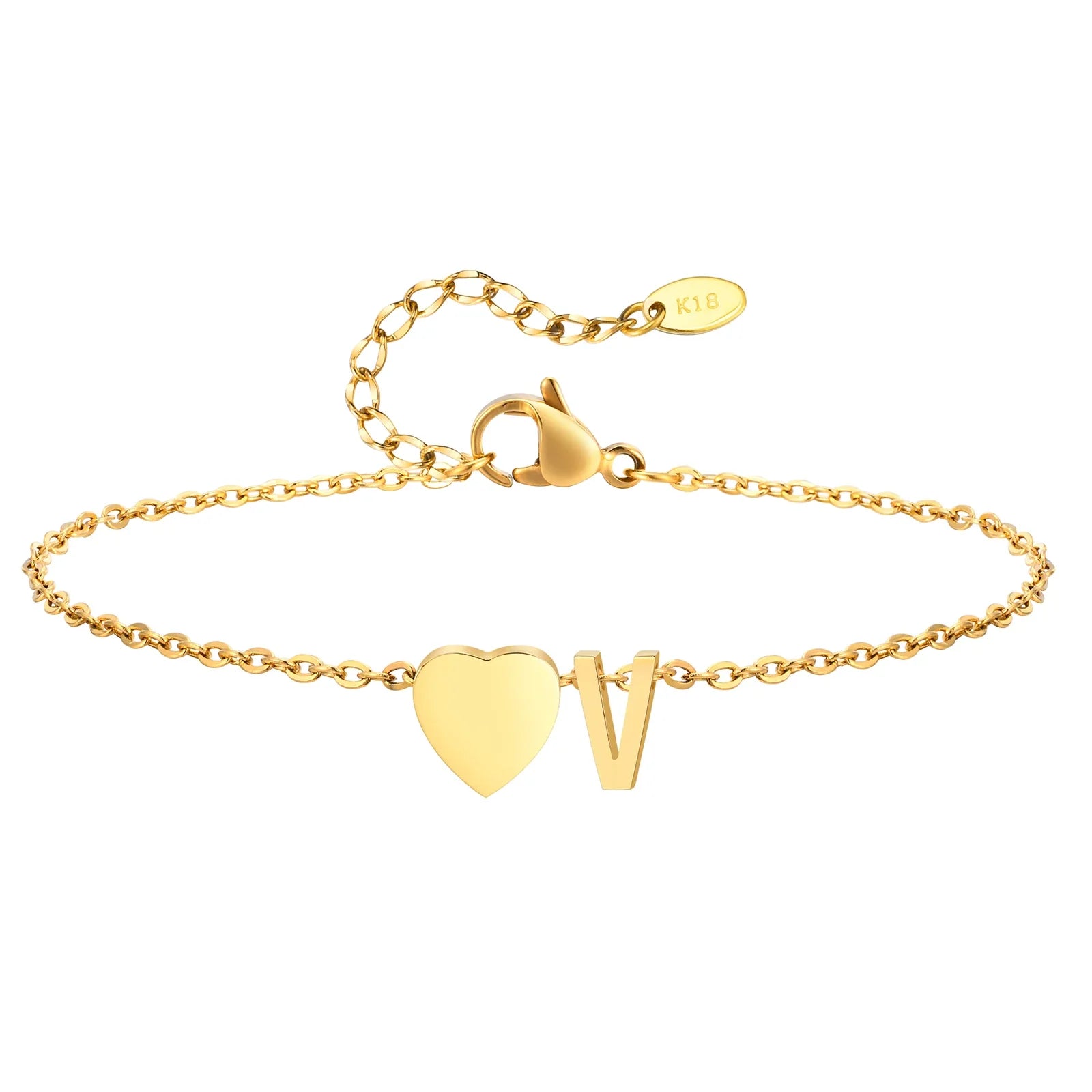 Herz-Charm-Ankerkettchen
