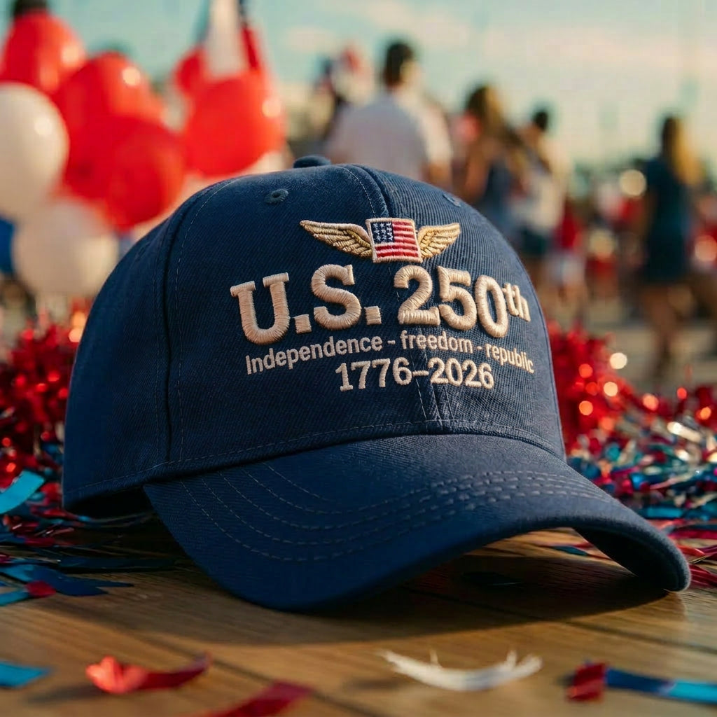 US 250th independence-freedom-republic Embroidered Cap