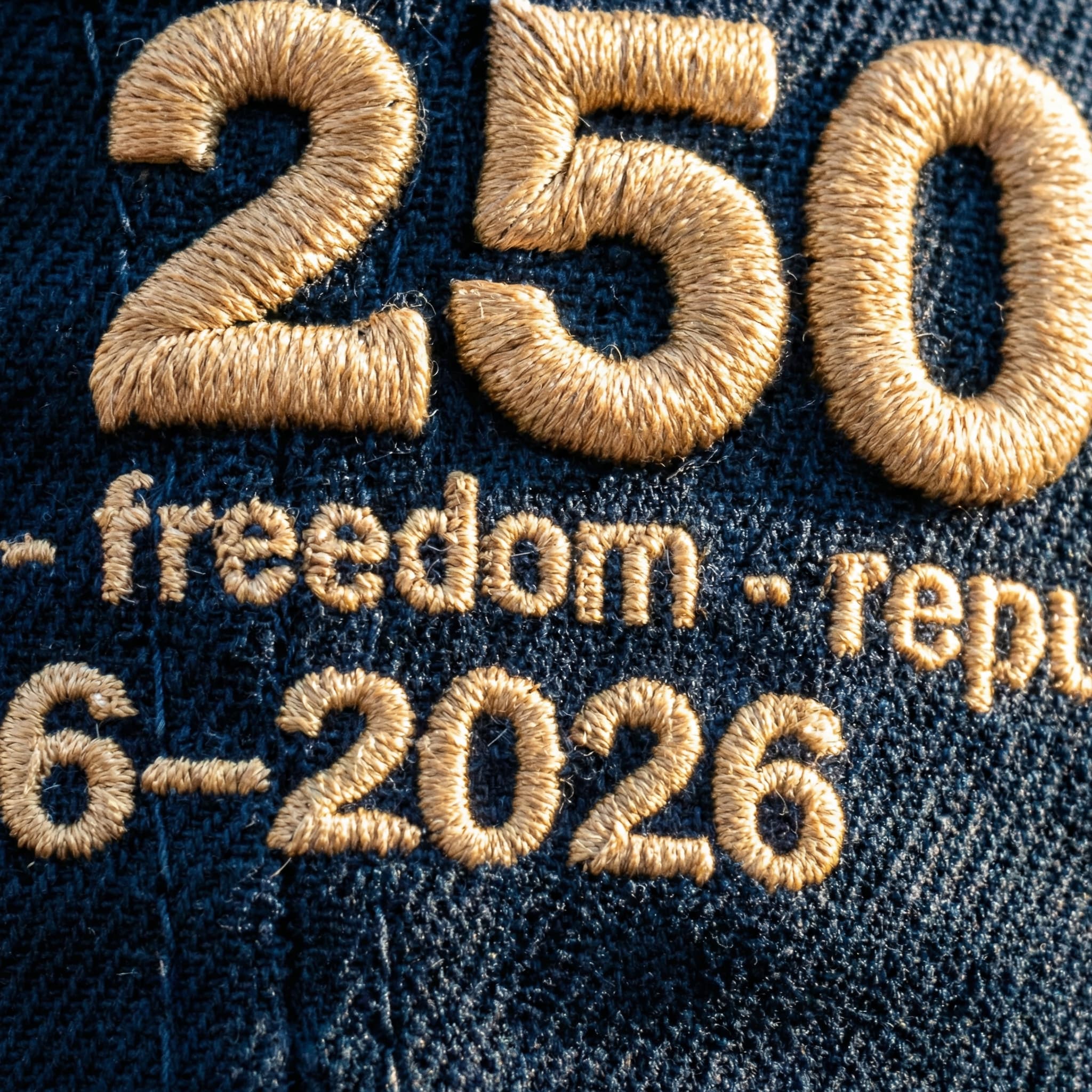 US 250th independence-freedom-republic Embroidered Cap