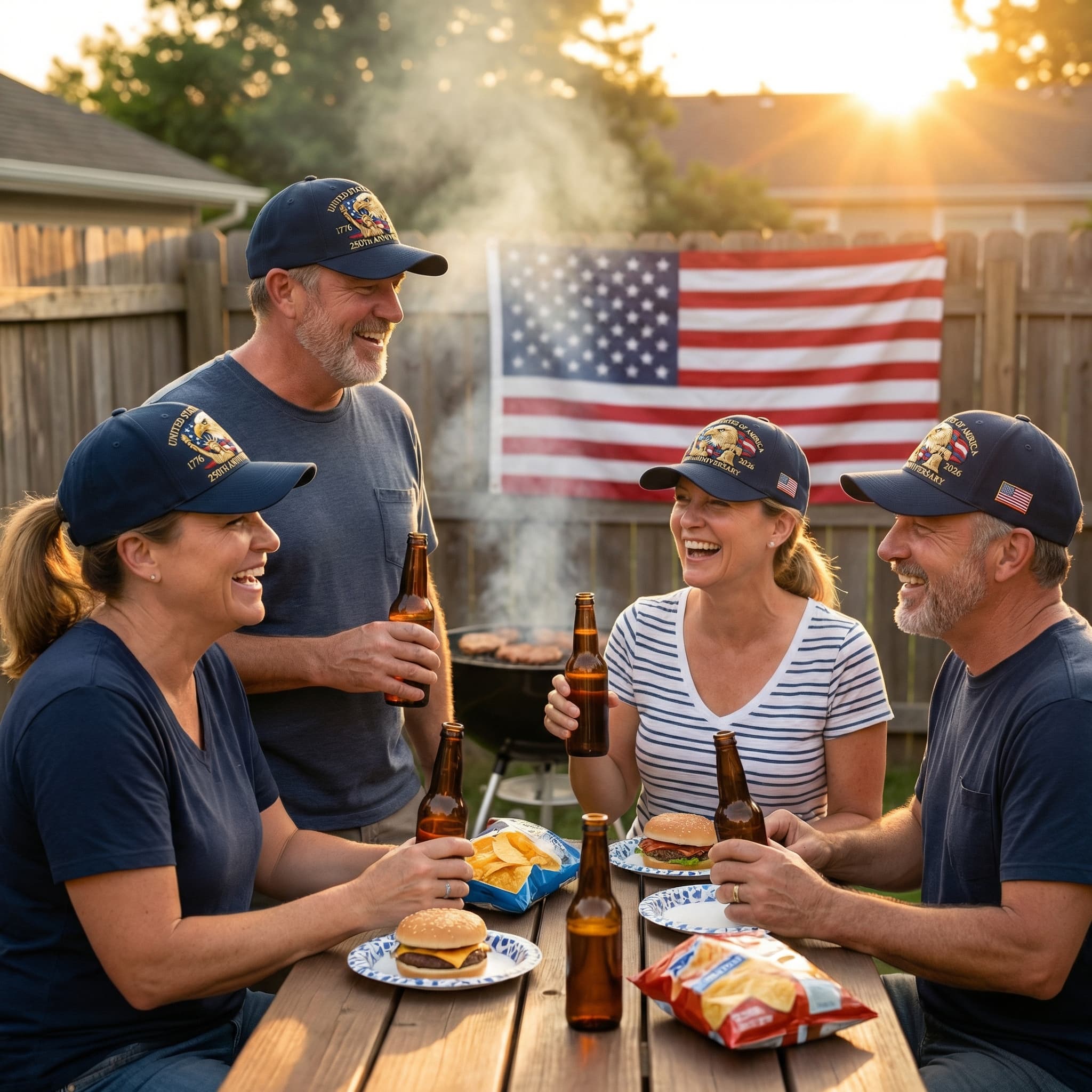 US 250. Jubiläum American Eagle Hut – Bestickte Edition