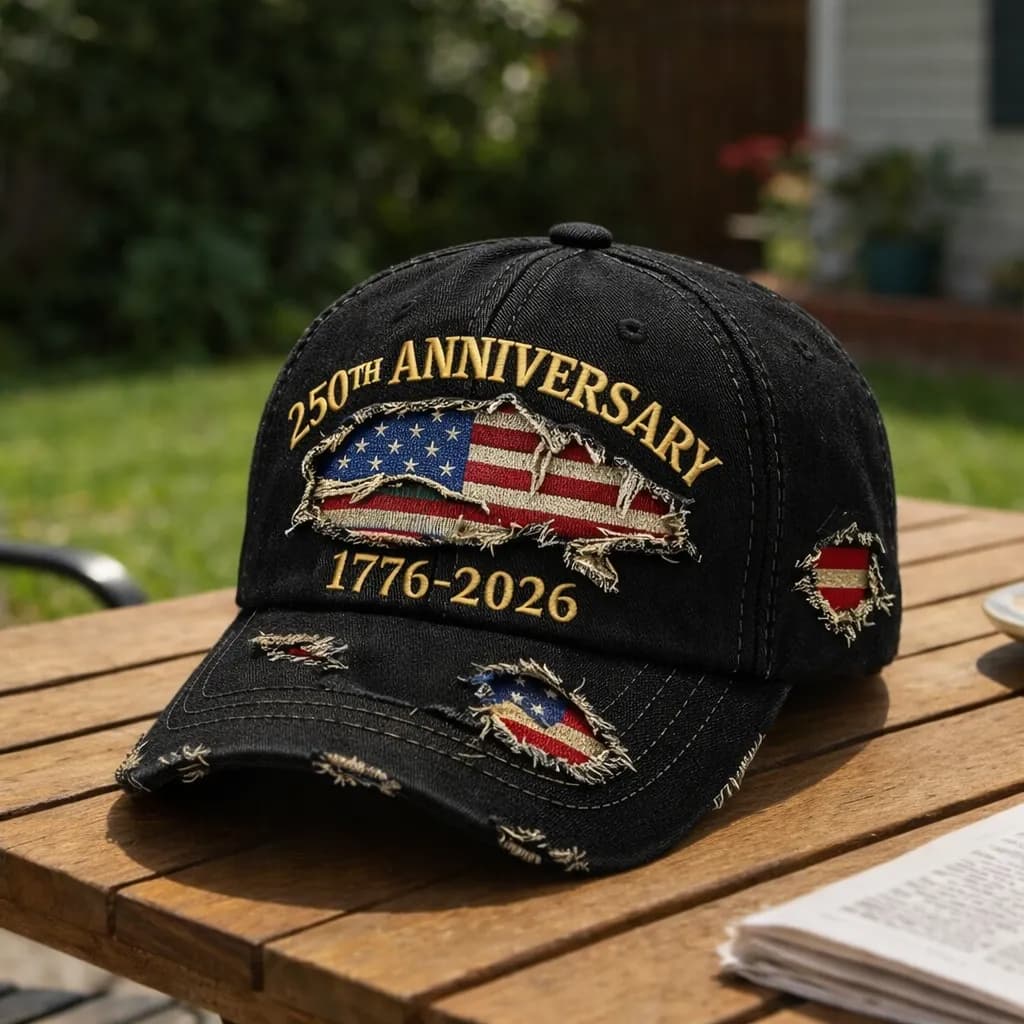 La série de casquettes du 250e anniversaire des États-Unis