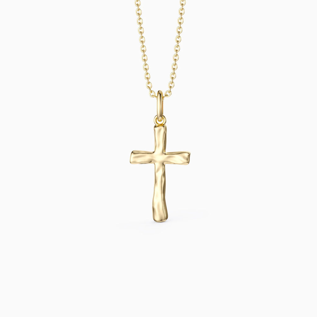 Liquid Cross Necklace