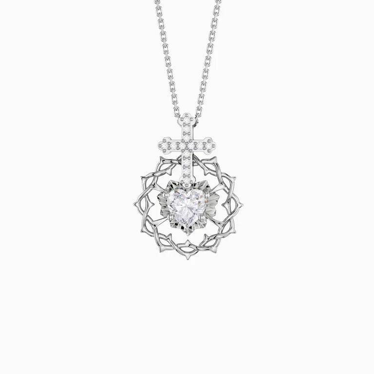 Le Collier Pendentif Cœur Sacré