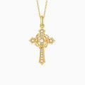 Cross & Crown of Thorns Necklace
