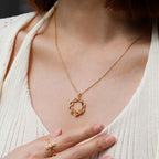 Crown of Thorns Floral Necklace