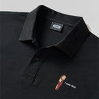 I Saw That Geek Besticktes Poloshirt