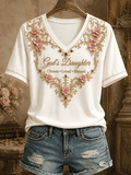 Women's God's Daughter Print T-shirt