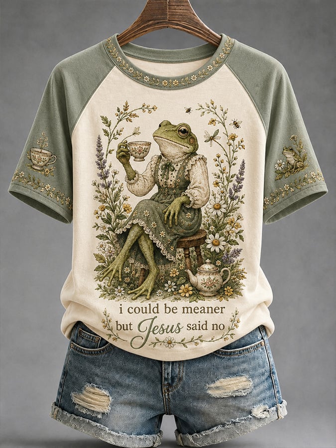 Women's Casual & Fun Faith-Print Short-Sleeve T-Shirt