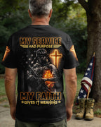 My Service Had Purpose My Faith Gives It Meaning T-Shirt